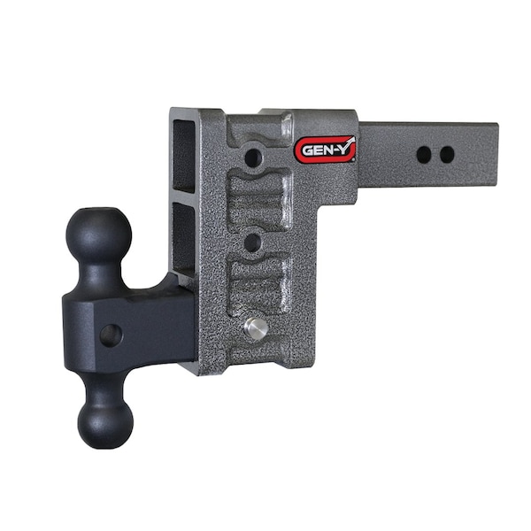 MEGA-DUTY 2.5 Shank 6 Drop 3K TW 21K Hitch & GH-061 Dual-Ball